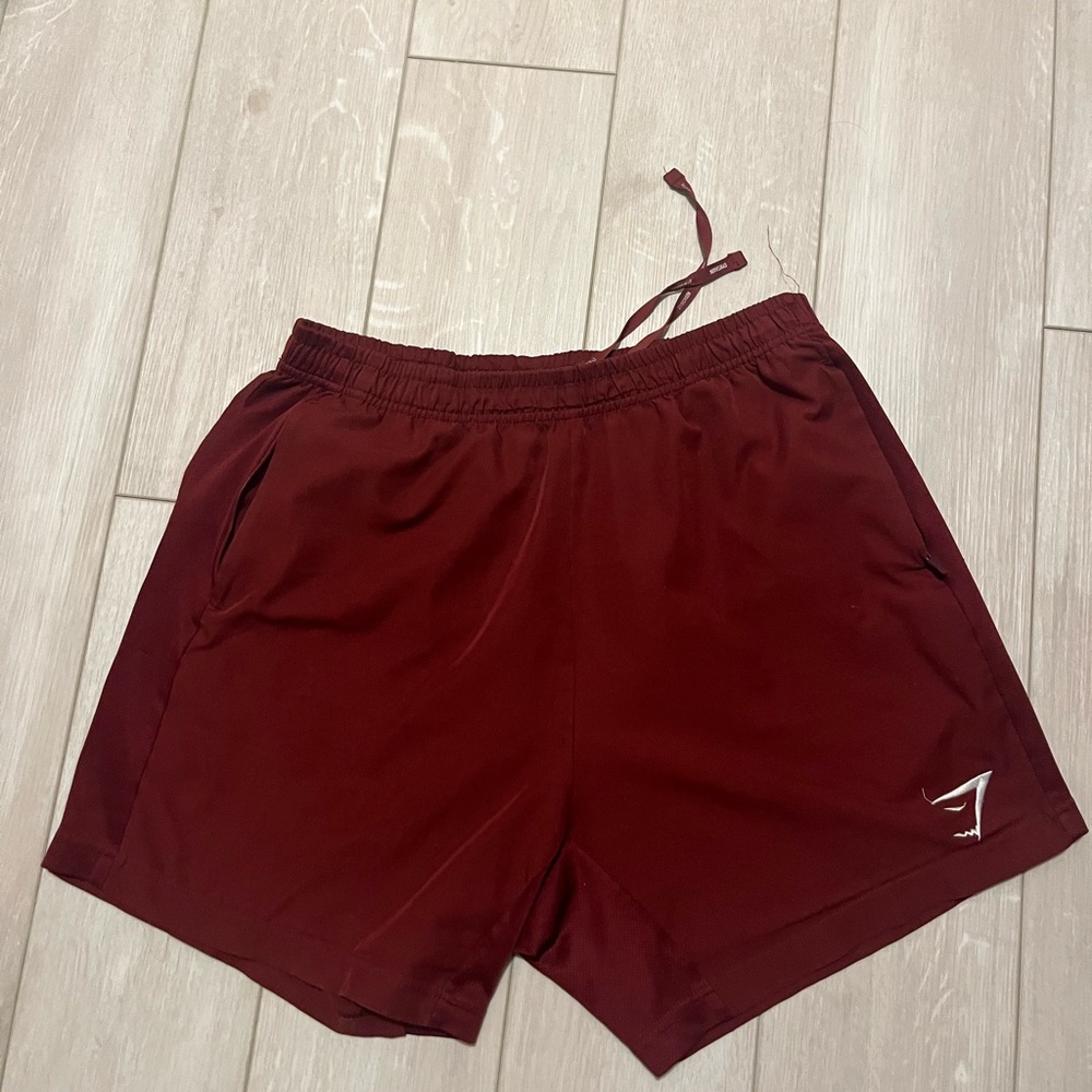 Men's Gymshark Maroon Gym Shorts